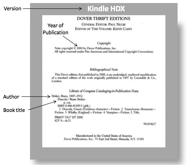 how to properly cite sources in a brochure