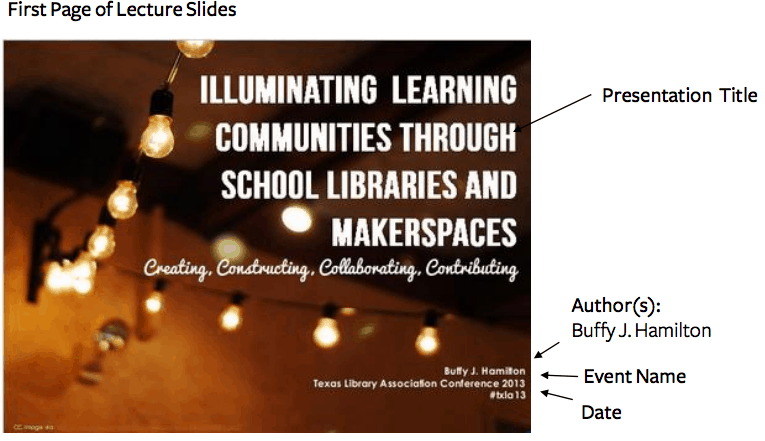 How To Cite A Lecture In Mla Easybib Citations