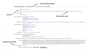 apa style doctoral dissertation reference