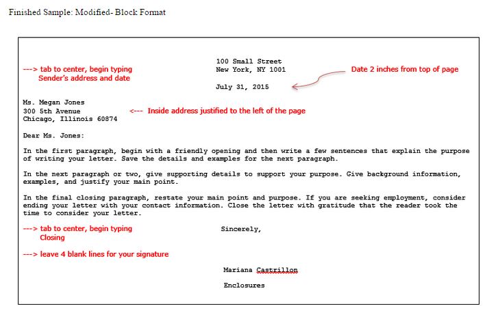 Business Letter Format Template from www.easybib.com