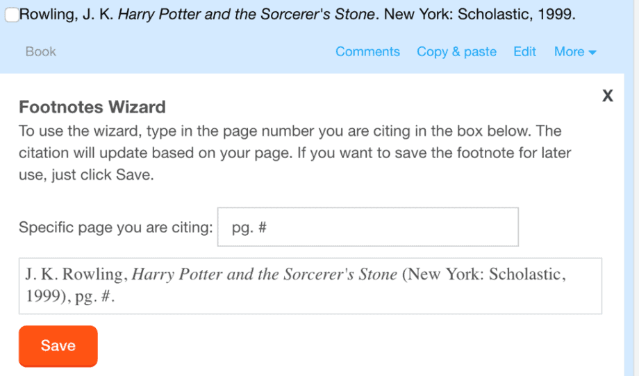 EasyBib Plus Spotlight Create Footnotes EasyBib Blog