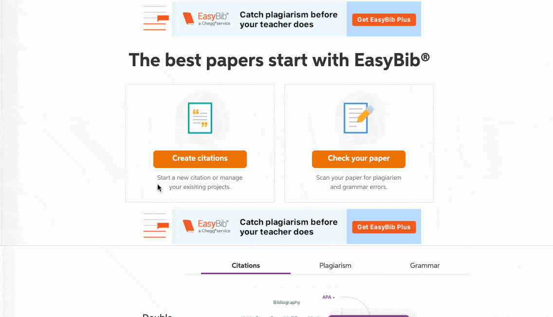 easybib essay citation