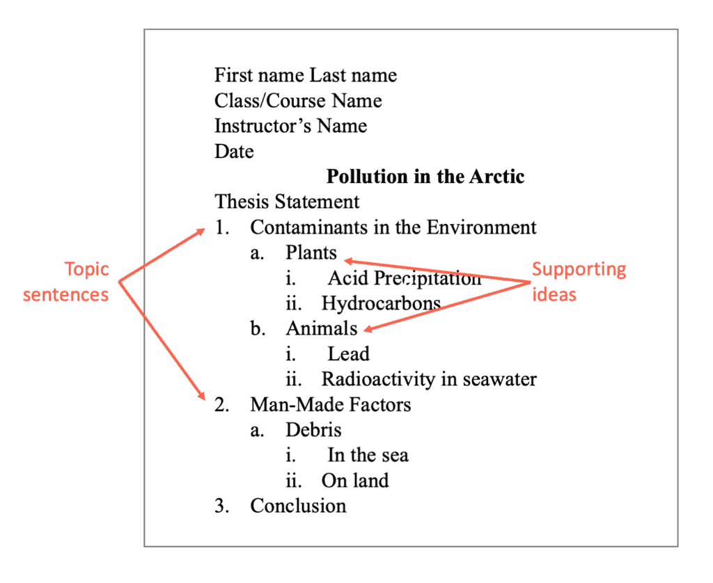 Essay Outline Sample Template from www.easybib.com