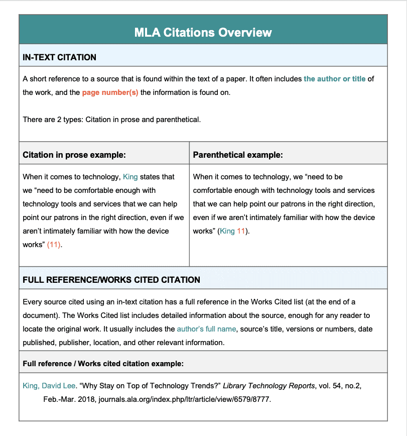 citation mla easybib